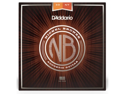 10-47 Extra Light, Nickel Bronze Acoustic Guitar Strings