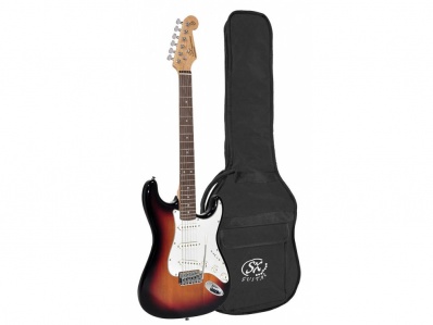 SX GUITARS ED1 BK