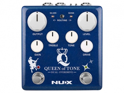 NDO-6 NUX Verdugo Series dual overdrive pedal QUEEN OF TONE